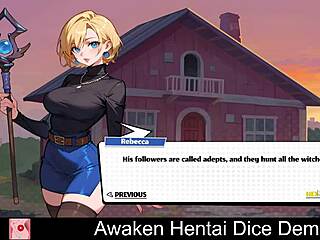 awaken hentai dice demo gameplay with erotic anime elements