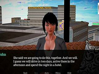 3D animated adult film with visual novel gameplay and ecchi elements