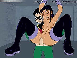 In 18Titans part 21, they enjoy Blackfire in this anime adventure