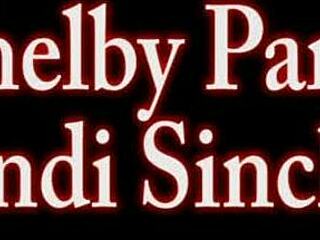 Tied up Shelby Paris tongue fucks mature pussy of Cyndi Sinclair with dildo.