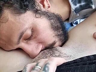 Latina couple prefers home sex over dinner, drinking cum from big cock