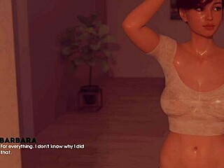 Beautiful anime babe gets her holes toyed and fucked in a visual novel style game