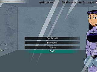 In 18Titans part 21, they enjoy Blackfire in this anime adventure