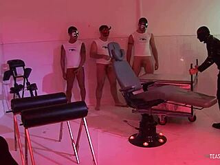 Good Looking Milf Knows How To Satisfy Four Guys At Once