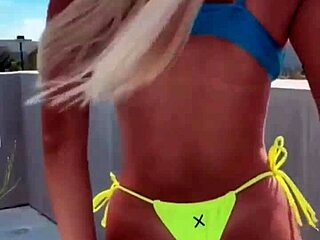 Boutinela Teases in Multi-Colored Bikinis and Panties Compilation