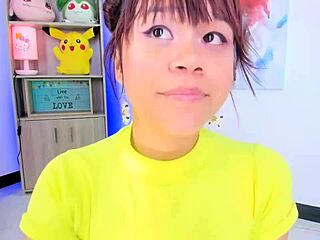 lila jordan brushes her teeth with saliva.