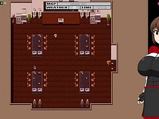 Girl Flashes Big Tits During Class Ride