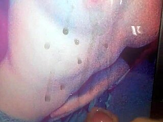 Tribute cumshot masturbation for Lovekisse