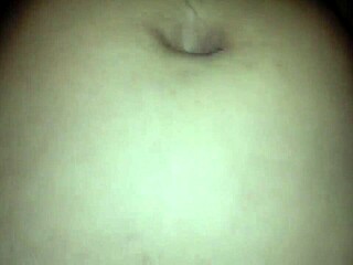 my wife shows her hairy vagina with legs open