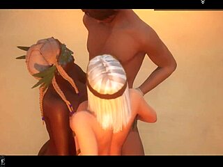 Guy fucks two sluts in public wild life