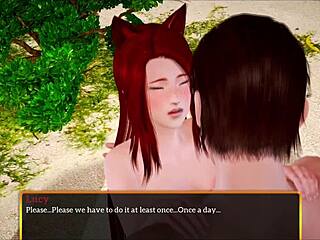 Bold outdoor game with big family group