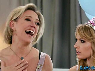 Lesbian Cougars Rubbing Teen 18+