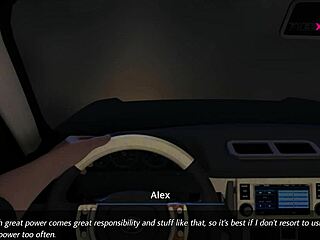 Aby Gives Blowjob to Alex in Car and Swallows