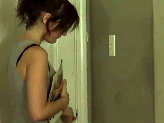 Mommy guides your hand to stroke over naughty mags