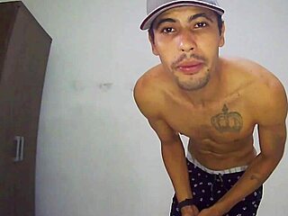 Hot gay porn with a Brazilian slut who loves to go wild on cam