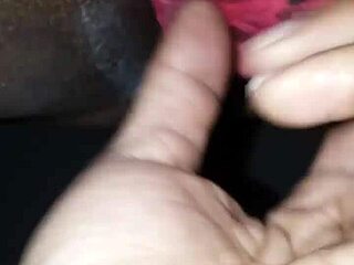 Eating Ebony Pussy Before Bed