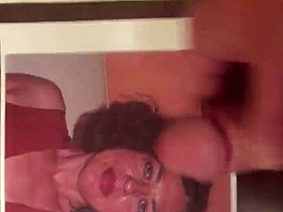 Male masturbation with an erection and a facial at the end