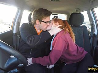 Redhead Ella Hughes Swallows Hot Cumload