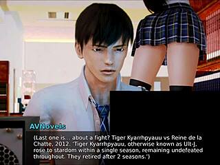 Μεγάλα βυζιά μελαχρινή σε παιχνίδι ακαδημίας με hentai action