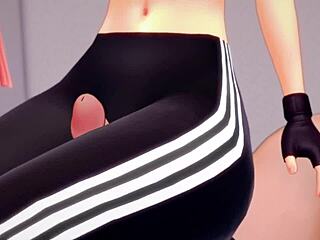 Gwen Stacy Wet After Workout Craves Hard Hentai Action