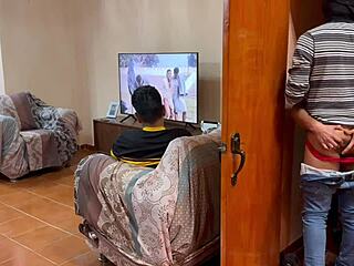 unknown guy sneaks in to bang my boyfriend in bedroom