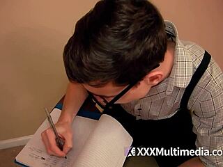 Hot nerd has sex with cheerleader Mina in a kinky manner