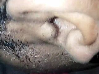 Eating Ebony Pussy Before Bed