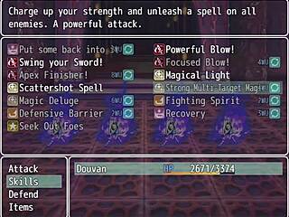 Derrotando o rei demônio e gozando em várias mulheres, he narrates in geezer hero rpg part 7 final.