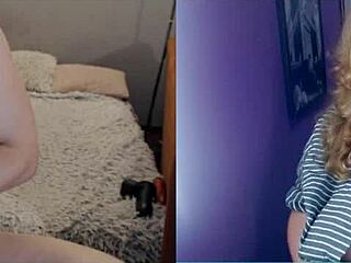 Step-sister’s BBW body on video chat is a beauty to behold