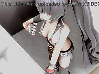 Intriguing 3D Cartoon: Blabla's Fun with Favorite Fan