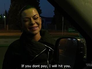 A hot Russian babe dominates and deeply throats a big cock while driving aimlessly