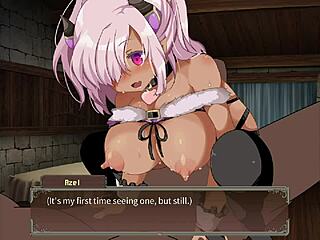 Lewdcrest lady branded azel prostitute for monster cocks