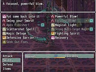 Derrotando o rei demônio e gozando em várias mulheres, he narrates in geezer hero rpg part 7 final.