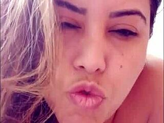 Sarah Rosa In Horny Gangbang With Cute Latina Boobs!