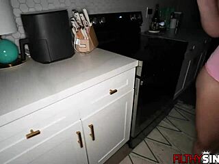 bathroom fuck sesh with the stepsiblings johnny love and gem jewels trying to take away the fright from ghosts