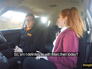 Redhead Ella Hughes Swallows Hot Cumload