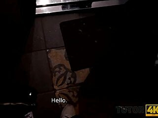 mature woman with short hair gives muff to young man for sex