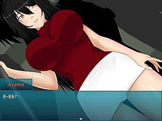 Beautiful woman with an orgasm fetish in a mature anime called Fleeting Iris