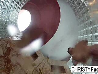 Christy Dahlia and Ivan's Shower Sex Fun