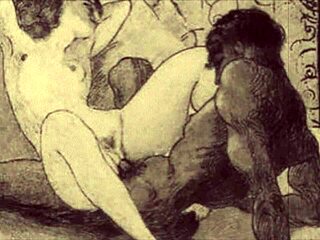 Beautiful babe masturbates in gold heels costume