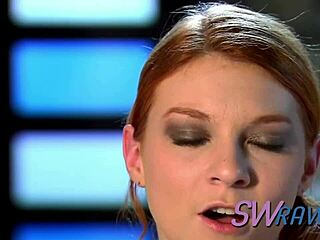 i'm at a wild swinger orgy giving oral to a petite ginger babe