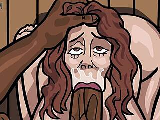 Batang besar vampire Isiah Maxwell kuasai hamba perempuan tunduk