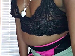 naej ae twerks her ass and grinds pussy on pole