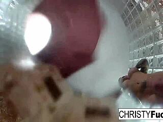 Christy Dahlia and Ivan's Shower Sex Fun