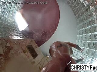 Christy Dahlia and Ivan's Shower Sex Fun
