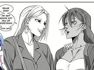 Anime and manga-style girls’ night out