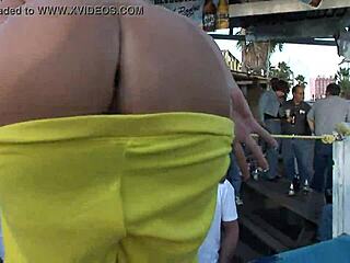 Coeds Strip Naked in Wild Daytime Public Contest on Spring Break