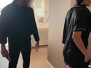 Venezuelan wife surprises husband during our house visit