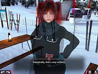 double homework with hot petite redhead teens playing sex games