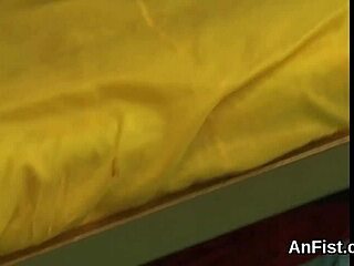 Unusual Lesbo Peaches Spread Wide and Fist Deep in Bizarre Anal Action